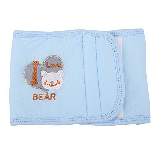 Garosa Baby Belly Button Band, Thickened Cotton Infant Abdomen Umbilical Cord, Newborn Waist Support Band Warm Cover, Blue - Image 6